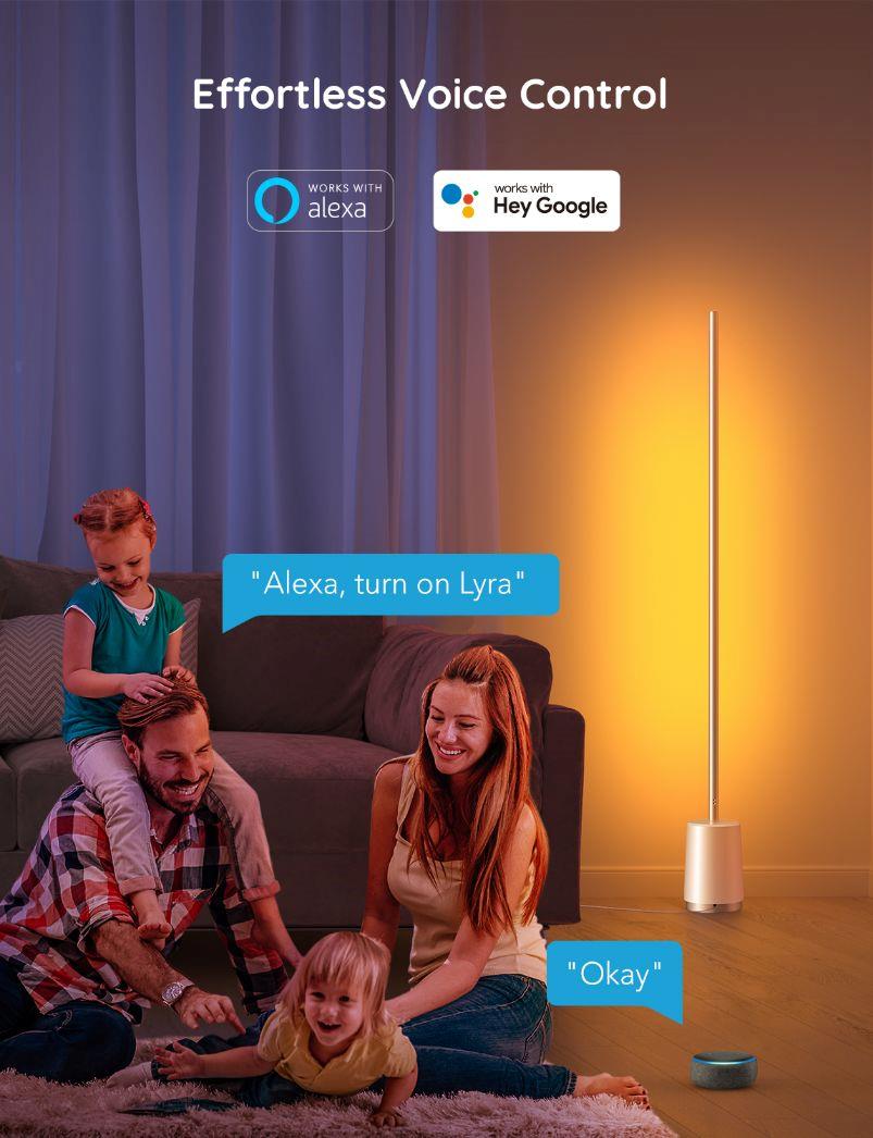 Govee Lyra Smart RGBICWW LED lampa + ovladač5 