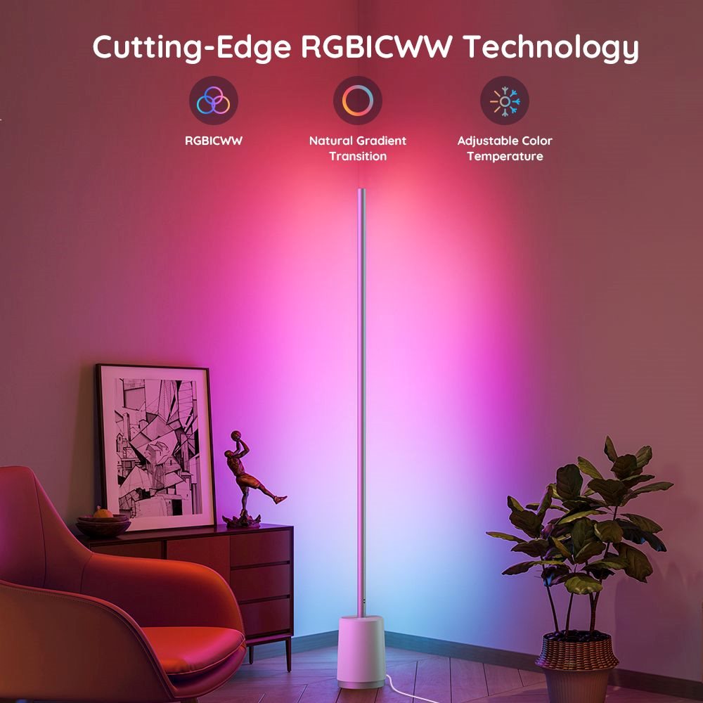 Govee Lyra Smart RGBICWW LED lampa + ovladač8 