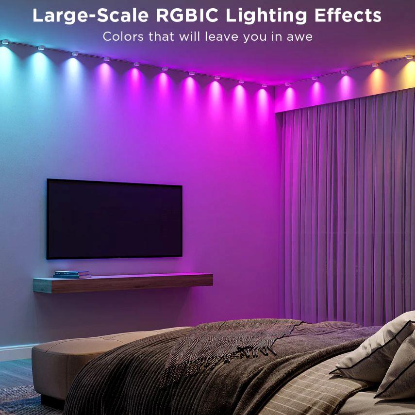 Govee RGBIC stropní LED String Downlights 5m1 