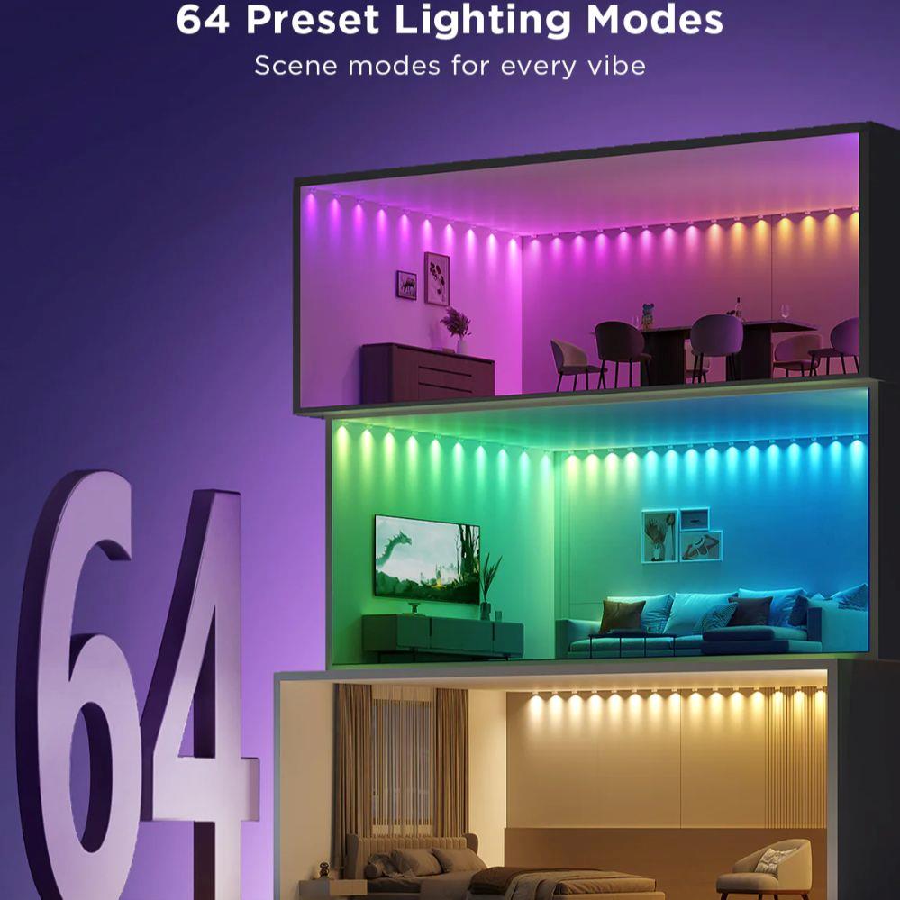 Govee RGBIC stropní LED String Downlights 5m3 