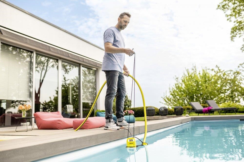 Karcher SP 9.000 Flat ponorné čerpadlo,  280 W,  max hloubka sání 7 m,  9000 l/ hod,  plovákový spínač1 