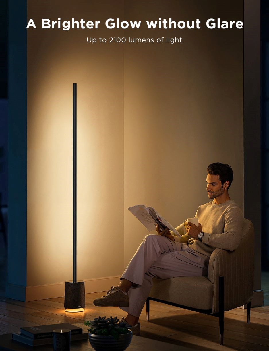 Govee Floor Lamp Pro RGBICWW LED lampa s reproduktorem + ovladač7 