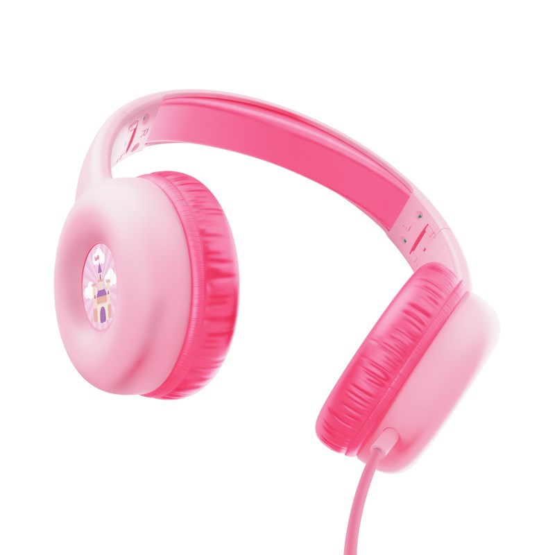 TRUST sluchátka Nouna Kids Headphones,  Růžová6 
