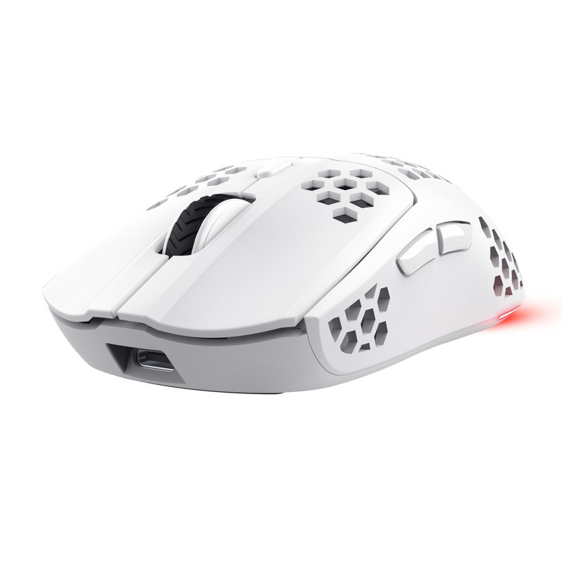 TRUST bezdrátová myš GXT 929W Helox Lightweight,  RGB,  Bílá0 