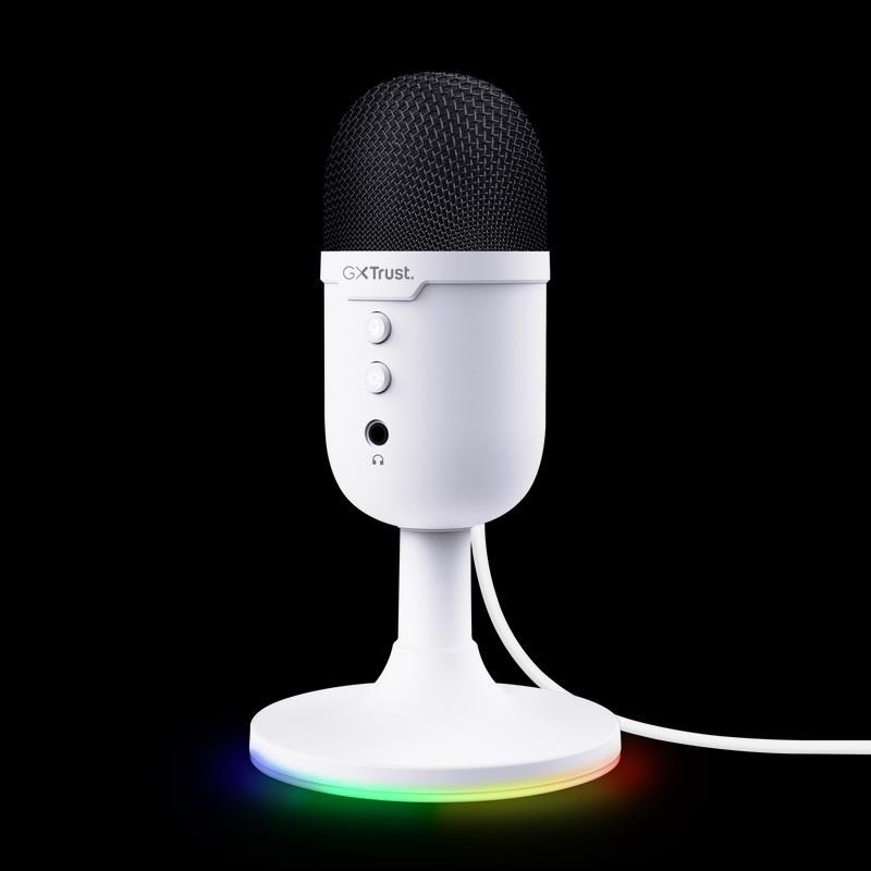 TRUST mikrofon GXT234W YUNIX USB MICROPHONE WHITE0 