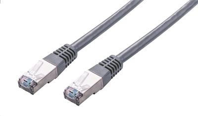 C-TECH kabel patchcord Cat5e,  FTP,  šedý,  2m0 