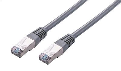 C-TECH kabel patchcord Cat5e,  FTP,  šedý,  20m0 
