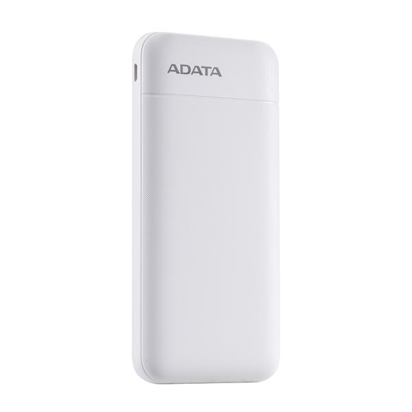 ADATA powerbanka C100,  10000mAh,  Bílá0 