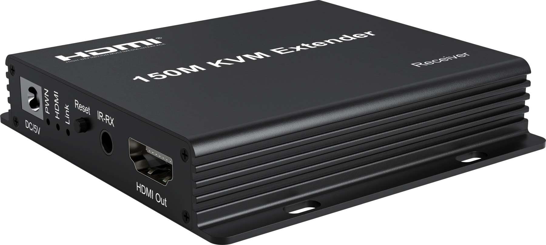 PremiumCord HDMI KVM extender přes Cat5e/ 6,  FULL HD 1080p,  na 150m3 
