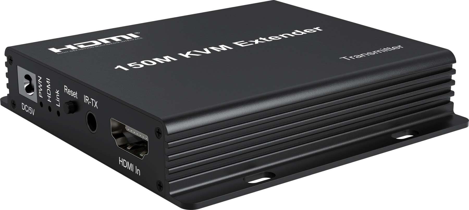 PremiumCord HDMI KVM extender přes Cat5e/ 6,  FULL HD 1080p,  na 150m4 