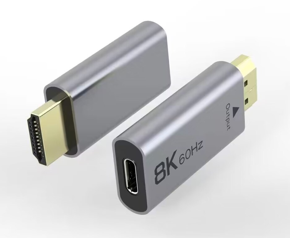 PremiumCord Adaptér USB-C na HDMI rozlišení obrazu 8K@60Hz, 4K@144Hz Hliník1 
