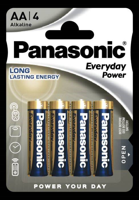Panasonic Alkalická baterie LR6EPS/ 4BP Everyday Power (Blistr 4 ks)0 