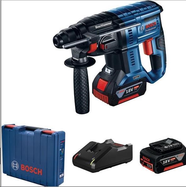 BOSCH GBH 180-LI, Akumulátorové vrtací kladivo s SDS plus, 2x akumulátor, 1x nabíječka a kufřík0 