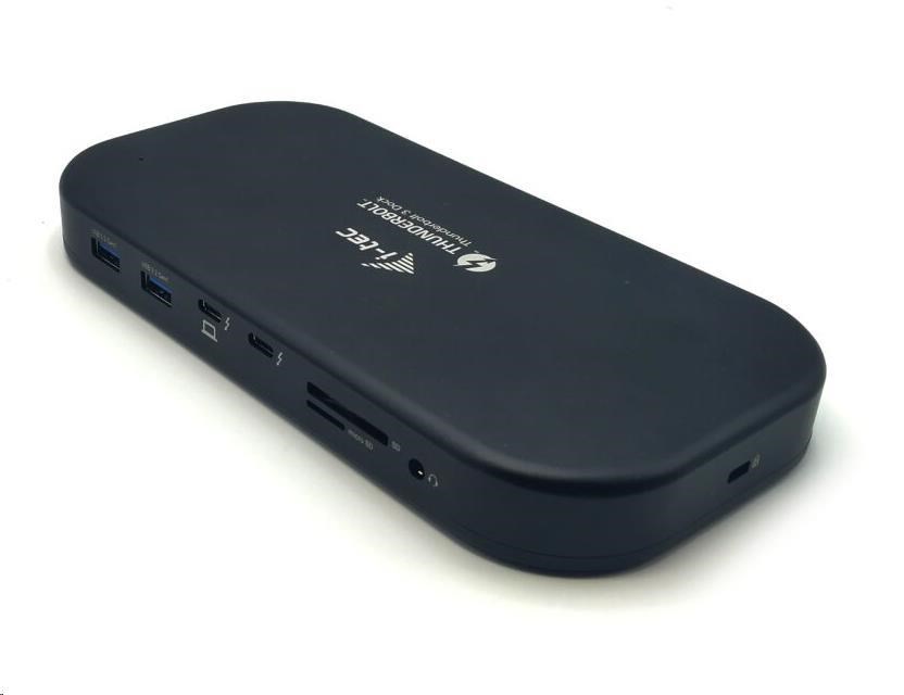 BAZAR - i-tec Thunderbolt 3/ USB-C Dual 4K Dock.St. + USB-C to DisplayPort Cable (1, 5 m) + PD 60W - Po opravě (Komplet)1 