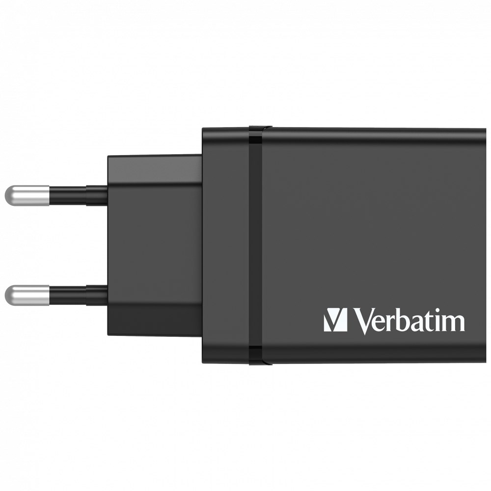 VERBATIM Univerzální adaptér CHR-30EU2,  30W,  1x USB-C,  3x USB černá4 