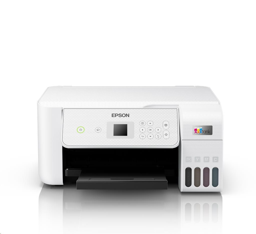 EPSON tiskárna ink EcoTank L3286, 5760x1440dpi, A4, 33ppm, USB, Wi-Fi, sken, bílá1 