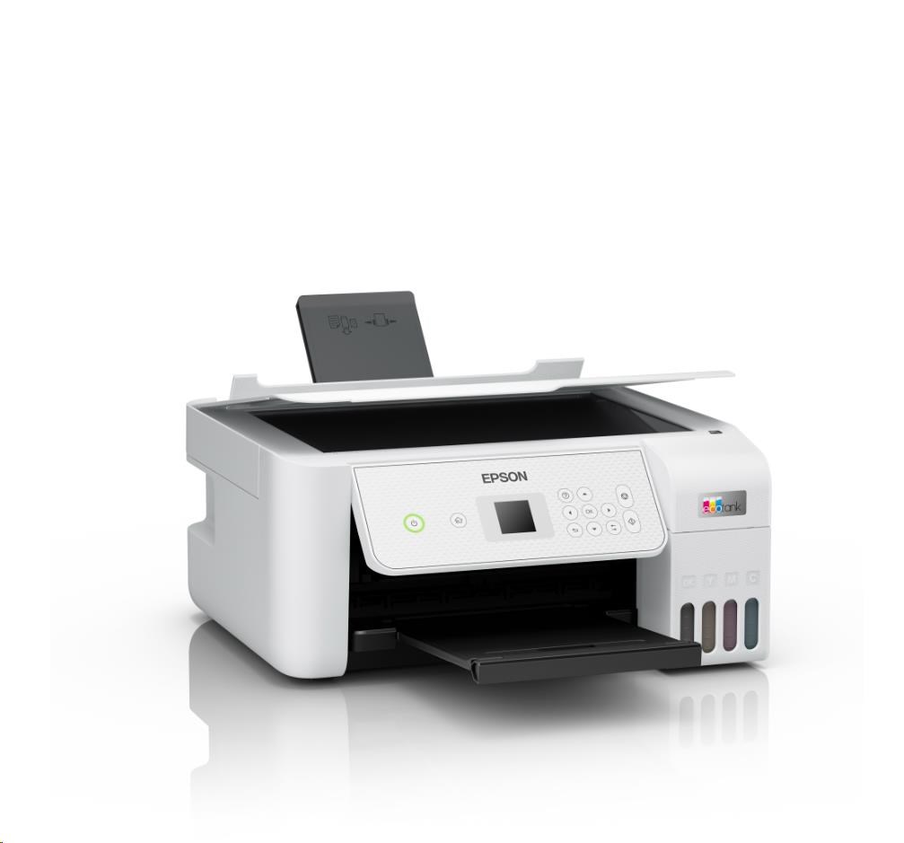 EPSON tiskárna ink EcoTank L3286, 5760x1440dpi, A4, 33ppm, USB, Wi-Fi, sken, bílá2 