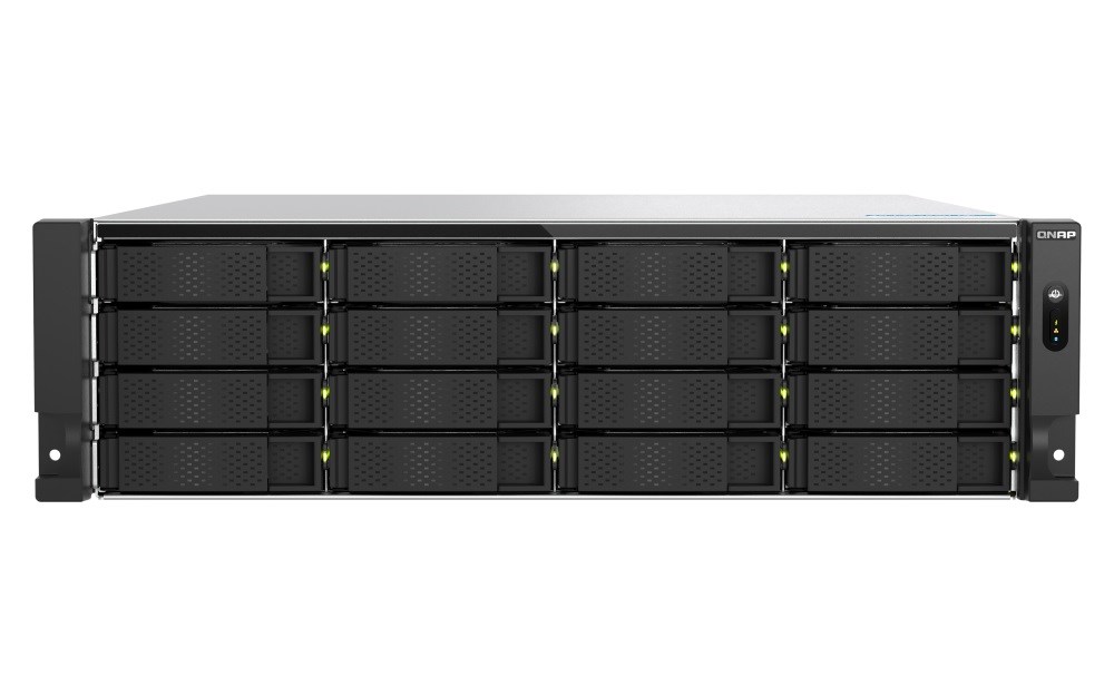 QNAP TS-h1677AXU-RP-R7-32G (8C/ AMDRyzen77000/ 5, 3GHz/ 32GBRAM/ 16xSATA/ 2xM.2/ 2x2, 5GbE/ 2x10GbE/ 2xUSB3.2/ 3xPCIe/ RP)0 