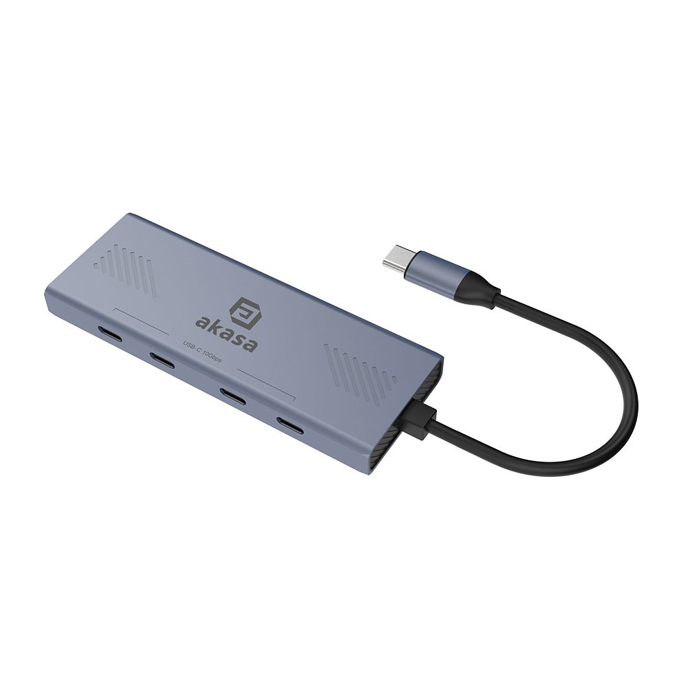 BAZAR AKASA Hub USB-C na 4x USB-C, 10Gbps - ROZBALENO1 