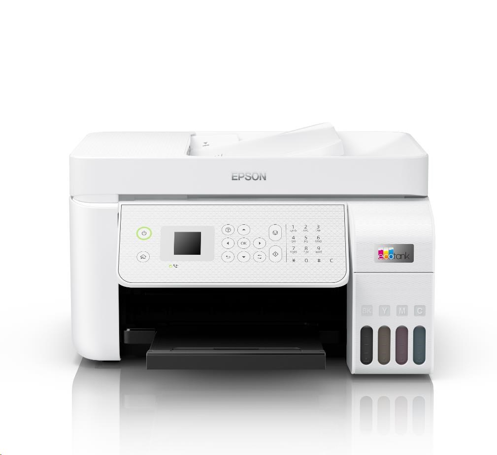 EPSON tiskárna ink EcoTank L5316,  5760x1440dpi,  A4,  33ppm,  Wi-Fi,  USB,  Ethernet,  ADF,  fax,  sken2 