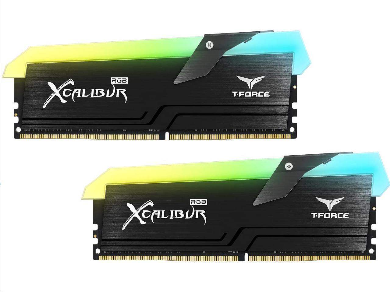 DIMM DDR4 16GB 4000MHz,  CL18,  (KIT 2x8GB),  T-FORCE XCalibur RGB (Black)0 