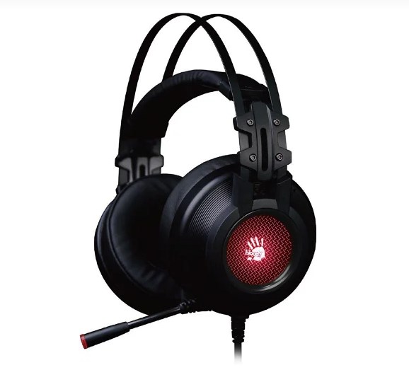 A4tech Bloody G525,  herní sluchátka s podsvícením,  7.1,  SW,  USB,  Černá0 