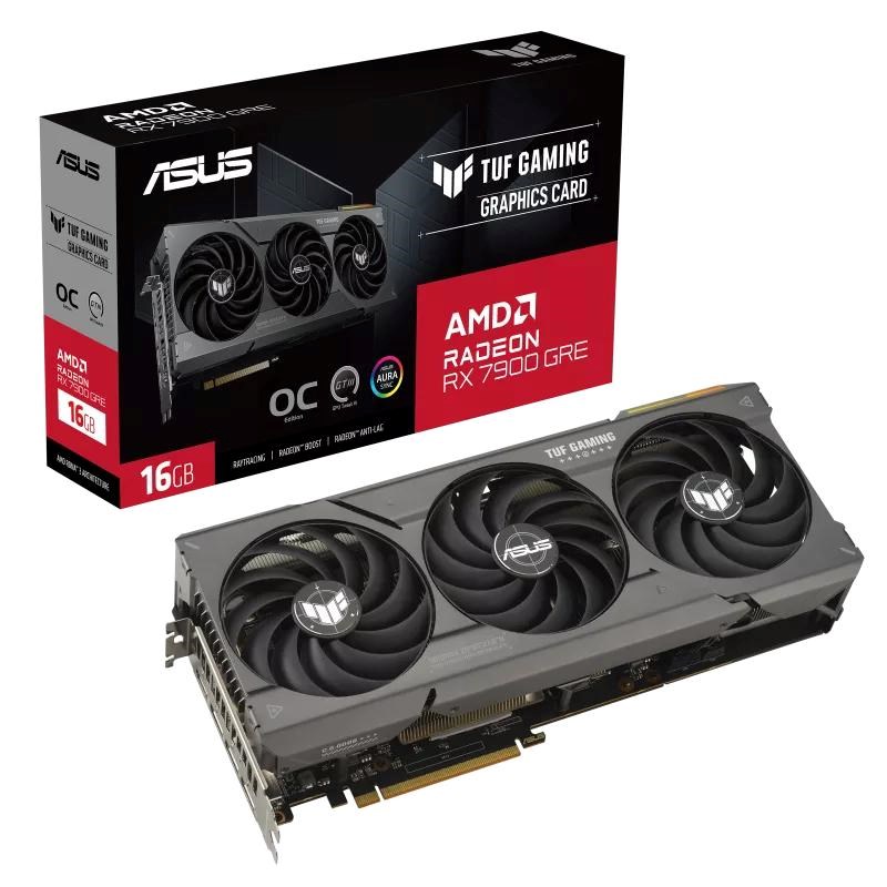 ASUS VGA AMD Radeon RX 7900 GRE TUF GAMING OC 16G,  16G GDDR6,  3xDP,  1xHDMI0 
