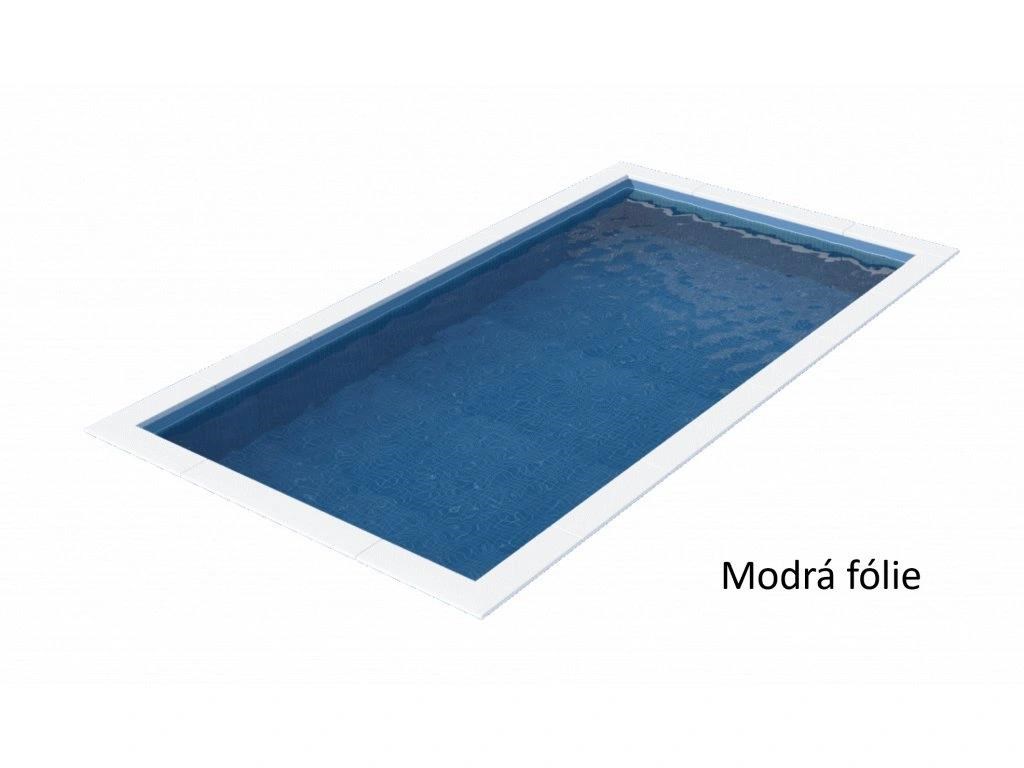 Kompletní bazénový set CF BLOCK DELUXE 8, 0 x 4, 0 x 1, 5 m  0, 8 mm - písková fólie9 