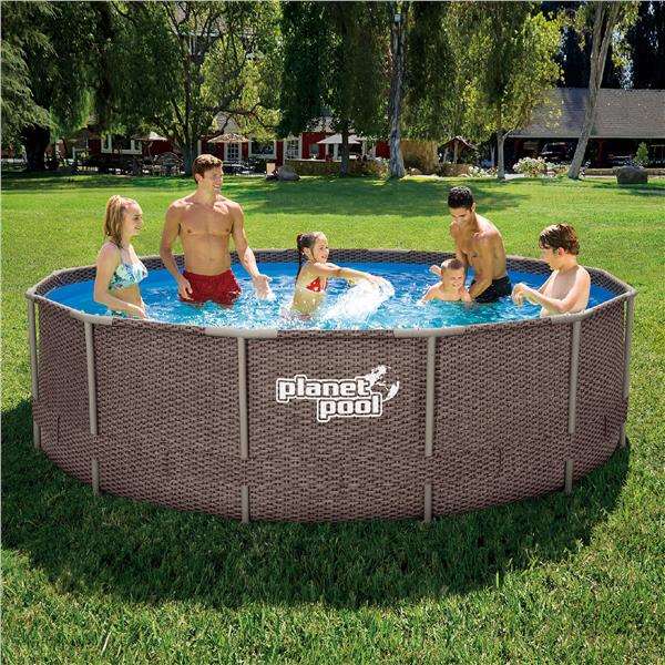 Bazén Planet Pool FRAME ratan - 305 x 91 cm0 