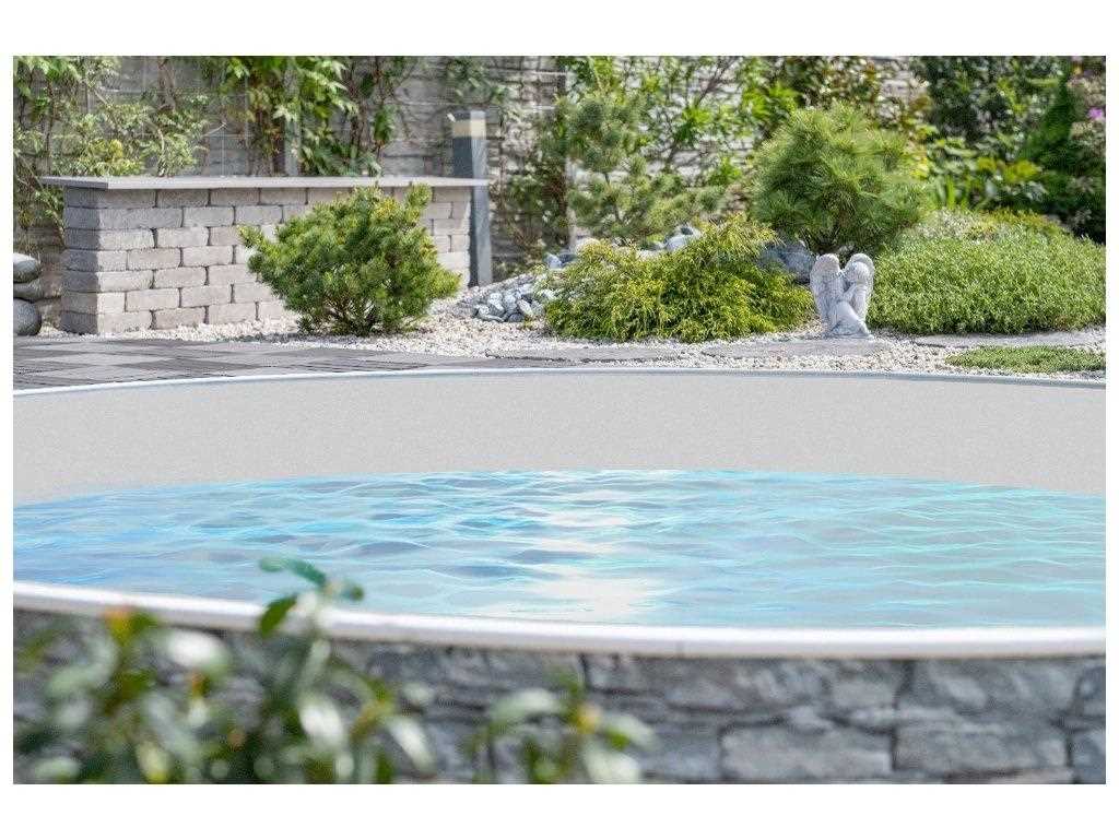 Bazénová fólie Grey pro bazén O 3, 6 m x 0, 92 m - GREY,  0, 25 mm2 