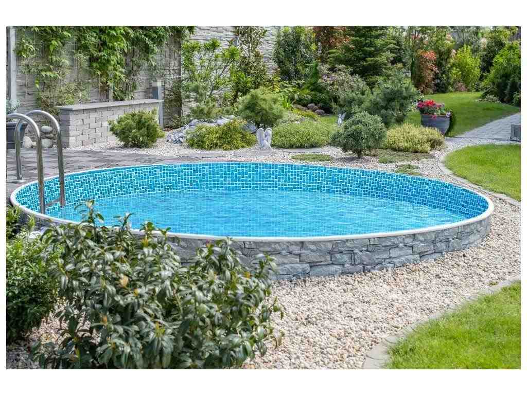 Bazénová fólie Mosaic pro bazén O 4, 6 m x 1, 2 m - Mosaic,  0, 35 mm2 