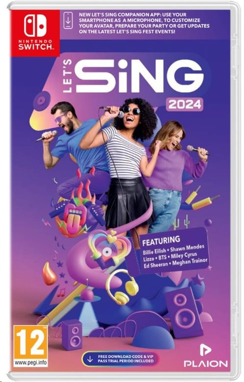 Switch hra Let’s Sing 2024 (bez mikrofonů)0 