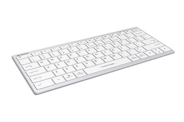 A4tech Klávesnice FBX51C,  kancelářská klávesnice,  membránová,  bezdrátová,  CZ/ SK,  Bílá3 
