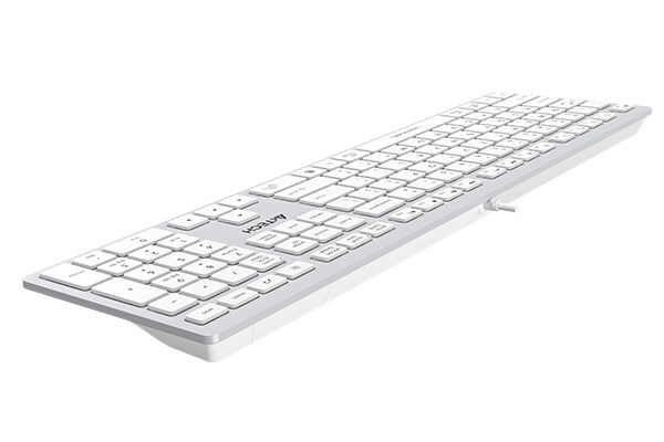 A4tech Klávesnice FX50,  kancelářská klávesnice,  membránová,  bezdrátová,  CZ/ SK,  Bílá2 
