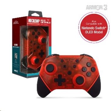 Armor3 NuChamp Wireless Controller for Nintendo Switch (Ruby Red)0 