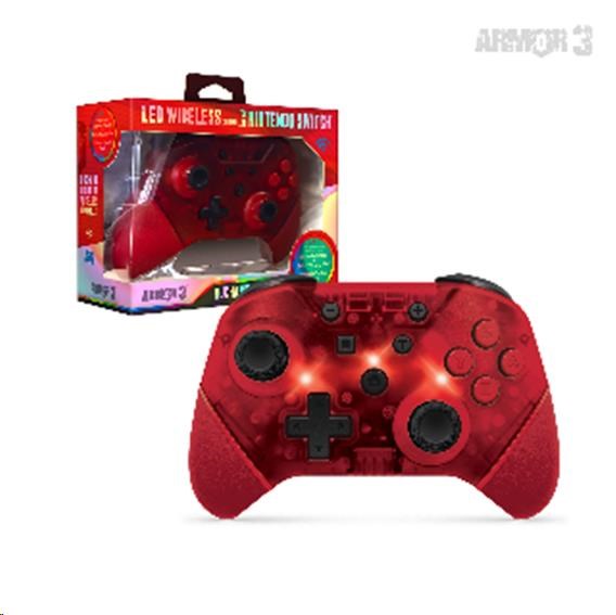 Armor3 NuChamp Wireless Controller for Nintendo Switch (Red LED)0 