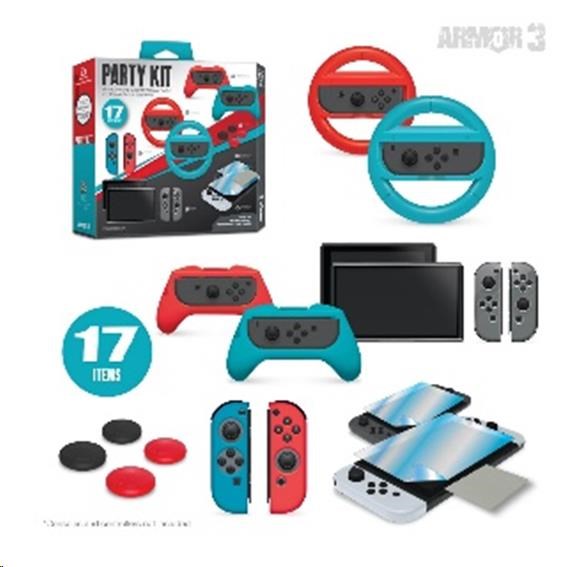 Armor3 Nintendo Switch/ OLED Party Kit0 