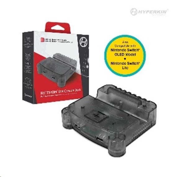 Hyperkin RetroN S64 Console Dock for Nintendo Switch (Smoke Gray)0 