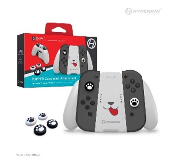 Hyperkin Pupper Nintendo Switch Joy-Con Controller Grip + Thumb Grips (4x)0 