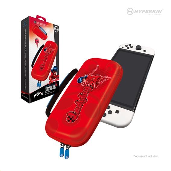 Hyperkin Miraculous EVA Hard Shell Carrying Case for Nintendo Switch/ OLED/ Lite (Ladybug)0 