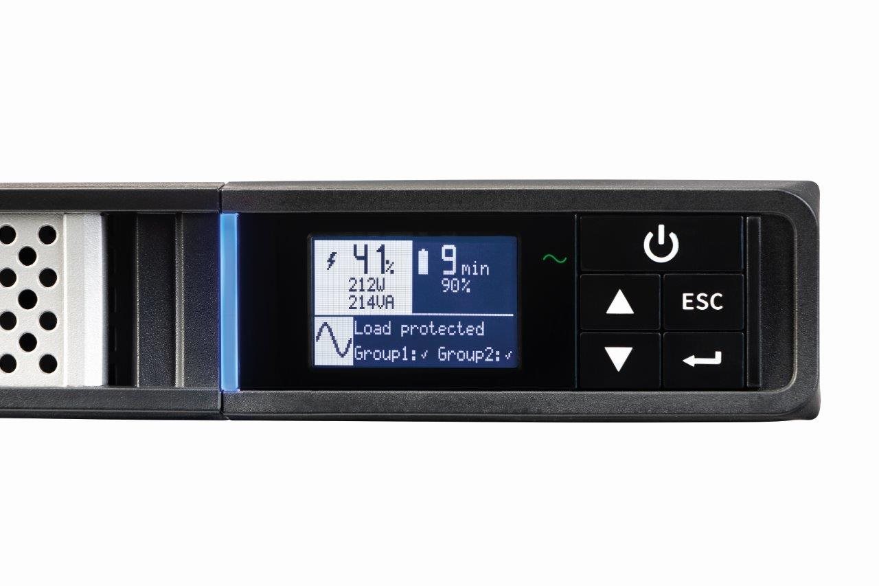 Eaton 5P 850i Rack1U,  gen2,  UPS 850VA /  680W,  4 zásuvky IEC C13,  LCD2 