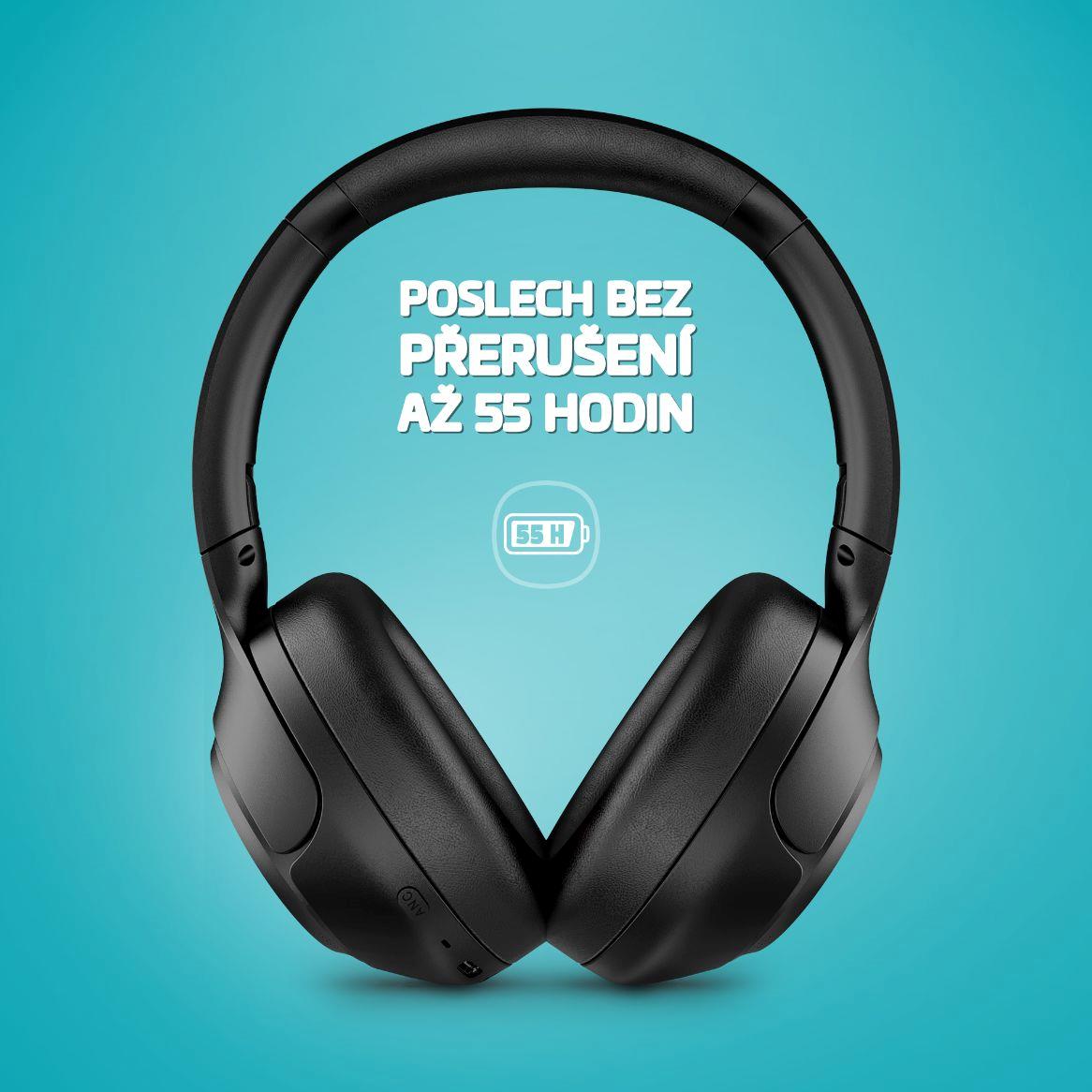 LAMAX NoiseComfort2 ANC náhlavní sluchátka s funkcí potlačení hluku3 