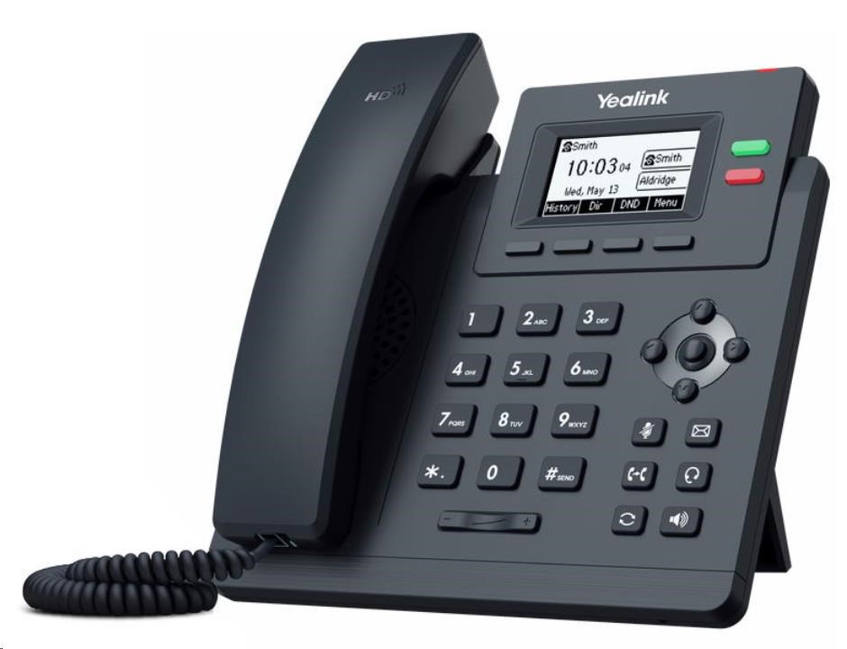 Yealink SIP-T31W WiFi telefón, s napájacím adaptérom2 
