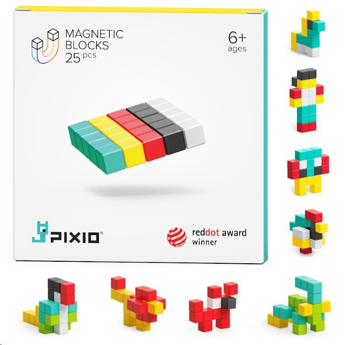 PIXIO-25 magnetická stavebnice0 