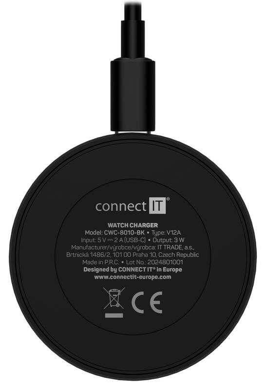 CONNECT IT Bezdrátová nabíječka WatchCharger pro Apple Watch, Černá5 