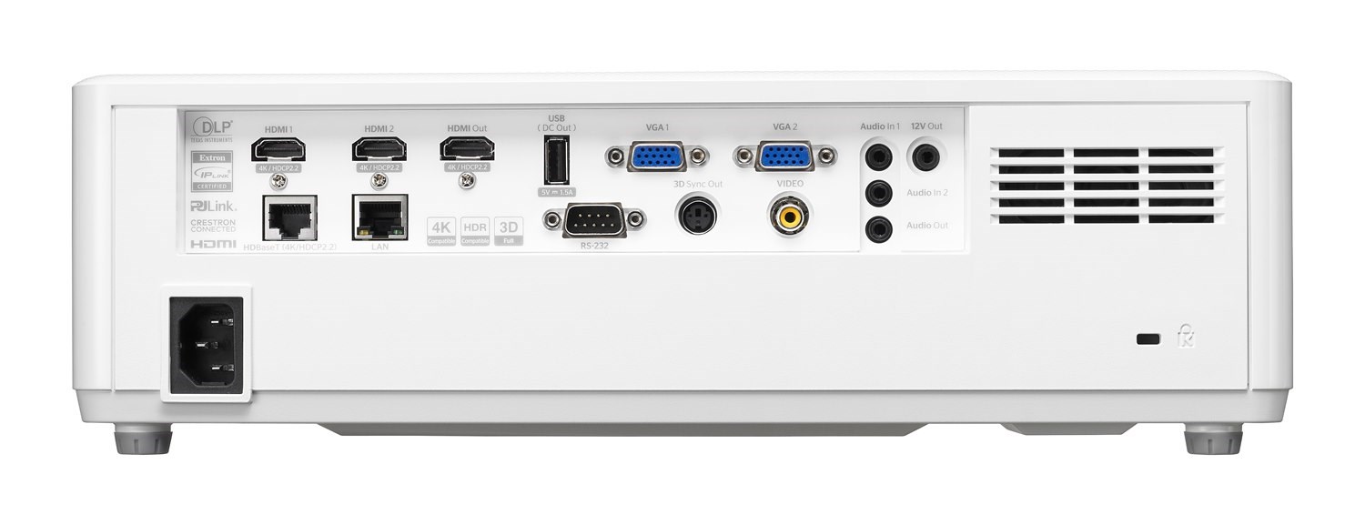 Optoma projektor ZU607T (DLP, LASER, WUXGA, 6500 ANSI, 300 000:1, 2xHDMI, 2xVGA, RS232, LAN, 2x15W speaker)1 