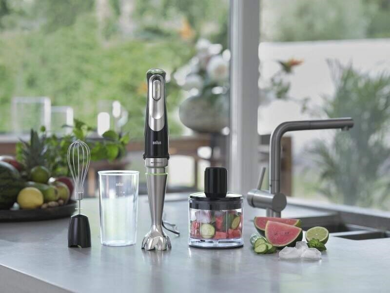 Braun MultiQuick 9 MQ9135XI tyčový mixér,  1200 W,  ActiveBlade,  plynulá regulace rychlostí,  SmartSpeed11 