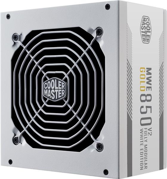 Cooler Master zdroj MWE 850 Gold V2,  Modularní,  120mm,  80+ Gold,  bílá0 