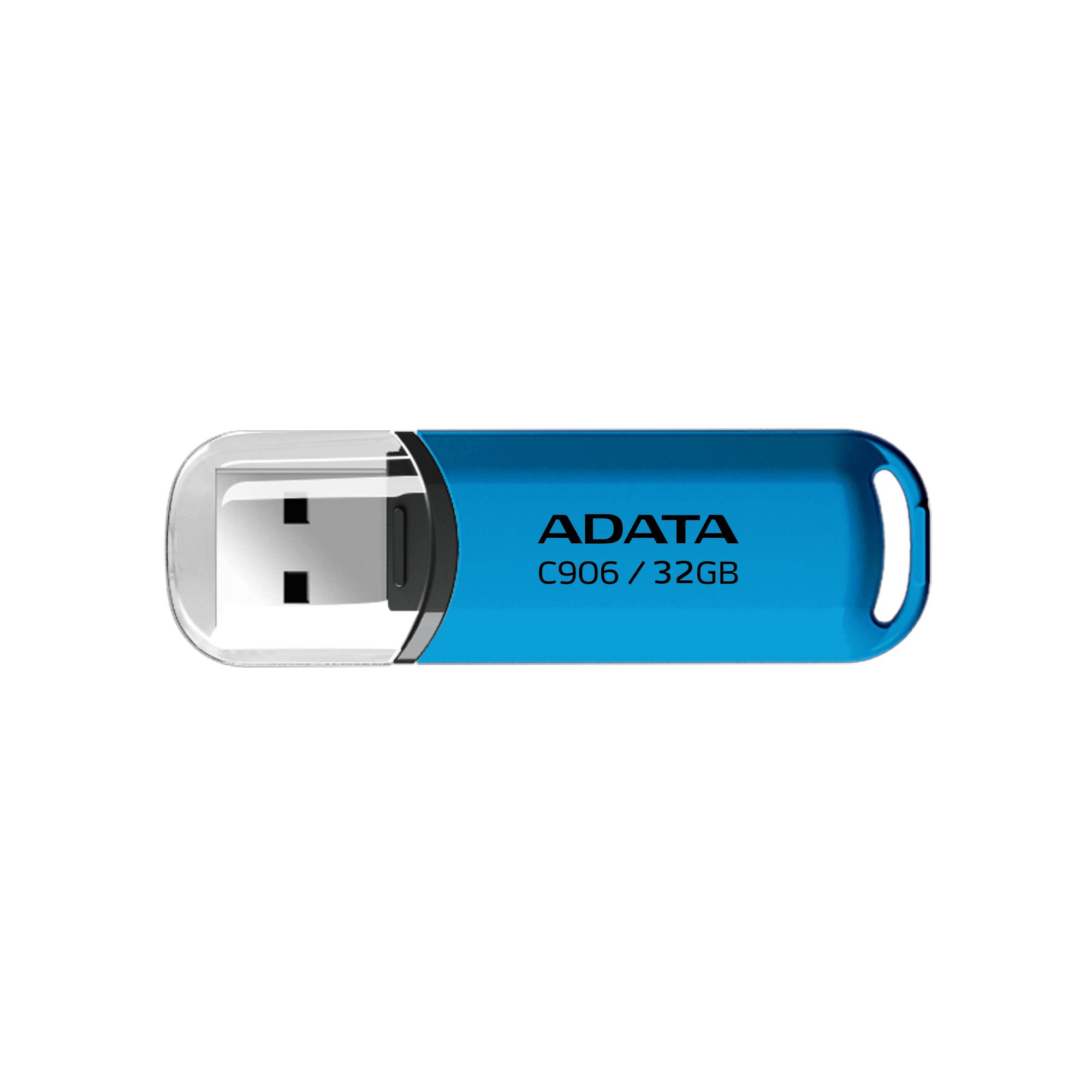 ADATA Flash Disk 32GB C906,  USB 2.0,  modrá0 