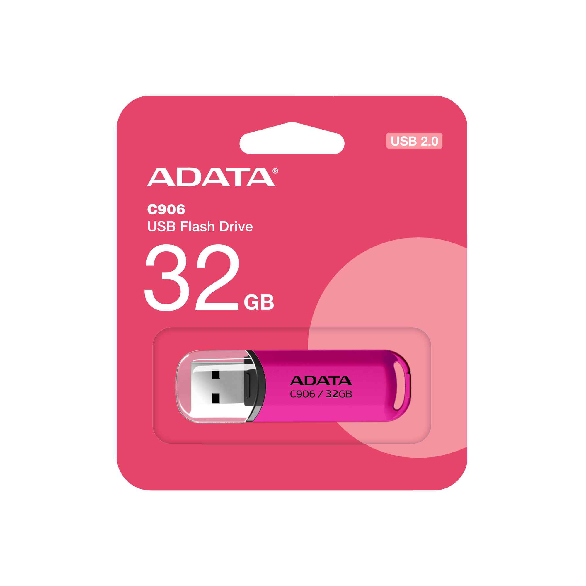 ADATA Flash Disk 32GB C906,  USB 2.0,  růžová1 